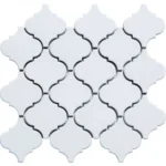 Pukka Tile Beyaz Arabesque Porselen Mozaik - Beyaz-Arabesque - Porselen Mozaik
