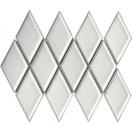 Pukka Tile Beyaz Harlequin Porselen Mozaik