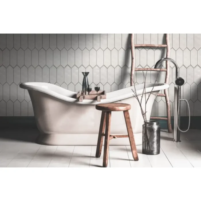 Pukka Tile Beyaz Large Picket Porselen Mozaik - Beyaz-Large-Picket - Porselen Mozaik - 1