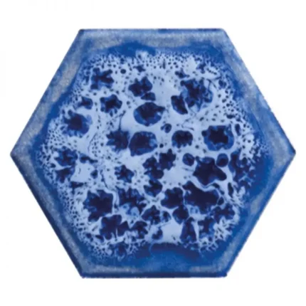 Pukka Tile Blue HexagonPorselen Mozaik