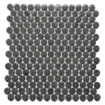 Pukka Tile Drop 02Glossy Penny Round Porselen Mozaik