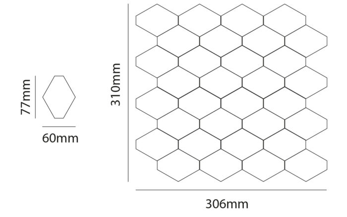Pukka Tile Duman Mavisi Clipped Diamond Porselen Mozaik - Duman-Mavisi-Clipped-Diamond - Porselen Mozaik - 1