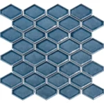 Pukka Tile Duman Mavisi Clipped Diamond Porselen Mozaik - Duman-Mavisi-Clipped-Diamond - Porselen Mozaik