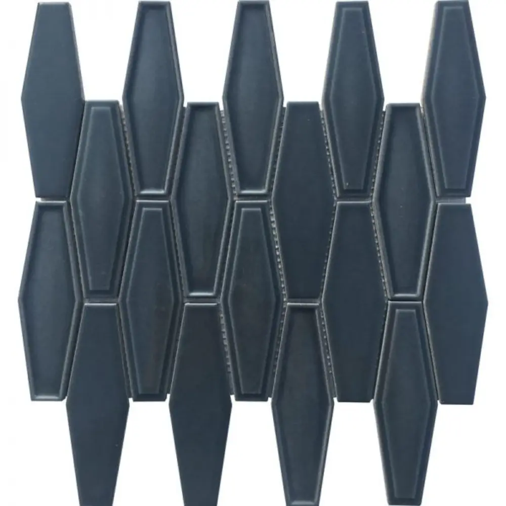Pukka Tile Duman Mavisi Elongated HexagonPorselen Mozaik Pukka Tile Duman Mavisi Elongated HexagonPorselen Mozaik