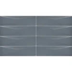 Pukka Tile Duman Mavisi Mat Bow Tie Porselen Mozaik