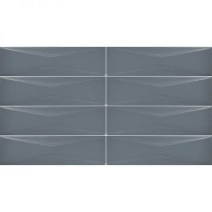 Pukka Tile Duman Mavisi Mat Bow Tie Porselen Mozaik