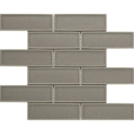 Pukka Tile Füme 2x6 Bevelled Brick Porselen Mozaik