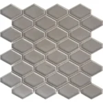Pukka Tile Füme Clipped Diamond Porselen Mozaik - Füme-Clipped-Diamond - Porselen Mozaik