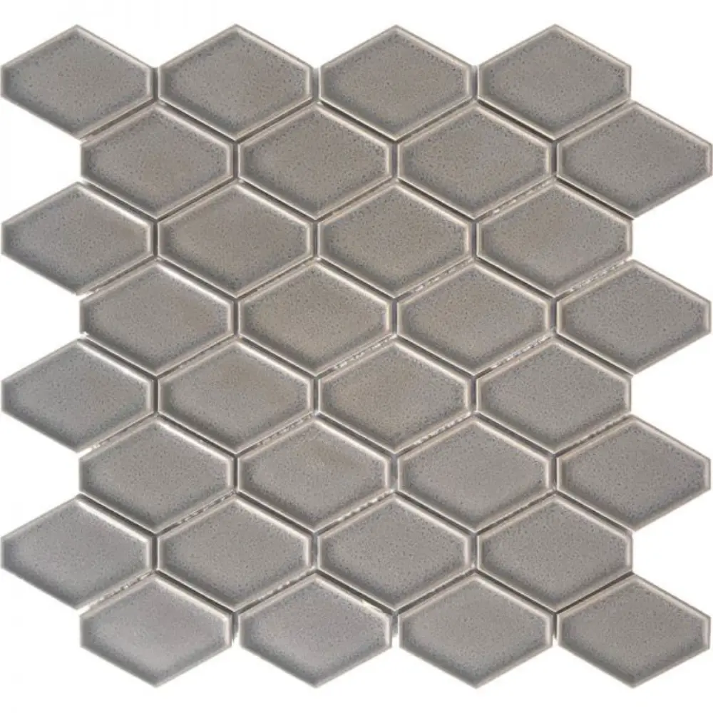 Pukka Tile Füme Clipped Diamond Porselen Mozaik Pukka Tile Füme Clipped Diamond Porselen Mozaik