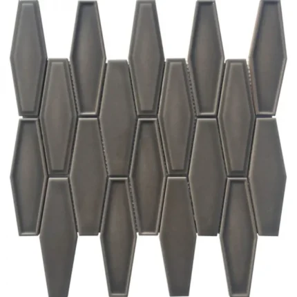 Pukka Tile Füme Elongated HexagonPorselen Mozaik