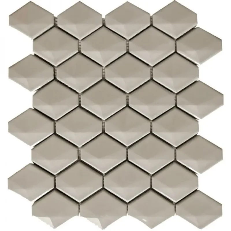 Pukka Tile Füme Solid Signature Porselen Mozaik - Füme-Solid-Signature - Porselen Mozaik