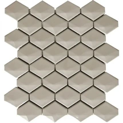 Pukka Tile Füme Solid Signature Porselen Mozaik