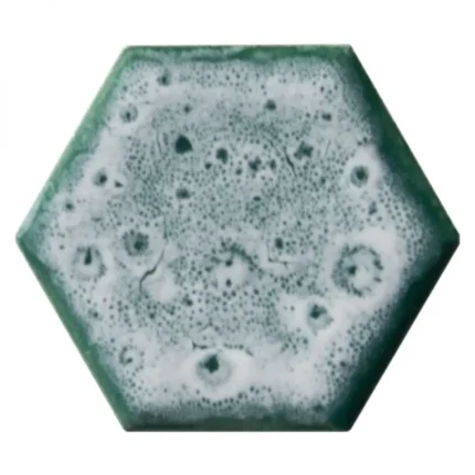Pukka Tile Green HexagonPorselen Mozaik - Green-Hexagon - Porselen Mozaik