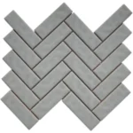 Pukka Tile Gri Herringbone Porselen Mozaik - Gri-Herringbone - Porselen Mozaik