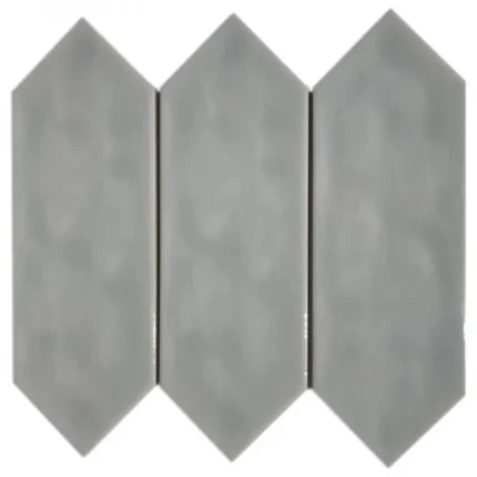 Pukka Tile Gri Large Picket Porselen Mozaik - Gri-Large-Picket - Porselen Mozaik