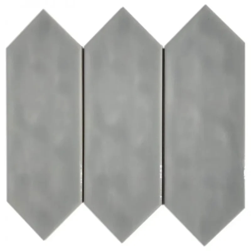 Pukka Tile Gri Large Picket Porselen Mozaik - Gri-Large-Picket - Porselen Mozaik