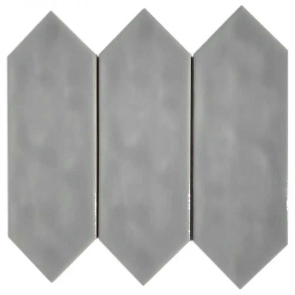 Pukka Tile Gri Large Picket Porselen Mozaik Pukka Tile Gri Large Picket Porselen Mozaik - Gri-Large-Picket - Porselen Mozaik