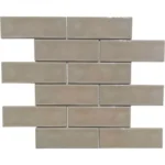 Pukka Tile Kahve Rengi 2x6 Brick Porselen Mozaik - Kahve-Rengi-2x6-Brick - Porselen Mozaik
