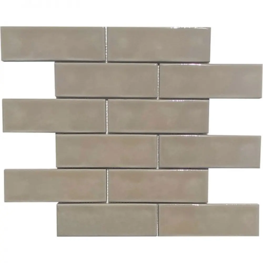 Pukka Tile Kahve Rengi 2x6 Brick Porselen Mozaik Pukka Tile Kahve Rengi 2x6 Brick Porselen Mozaik