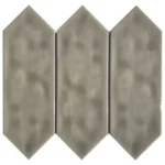 Pukka Tile Kahve Rengi Large Picket Porselen Mozaik