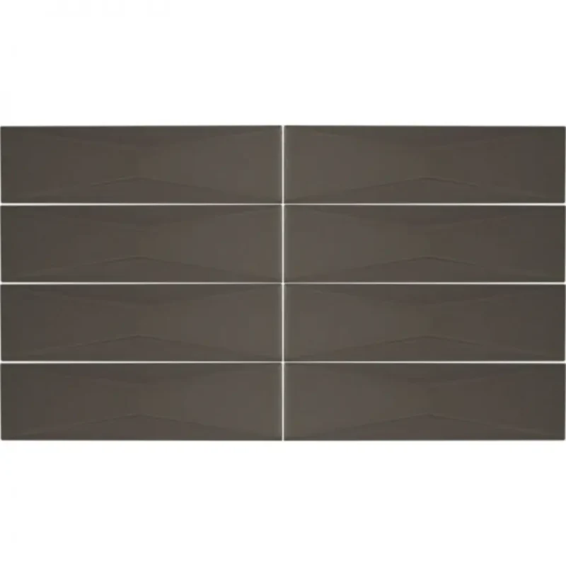 Pukka Tile Kahve Rengi Mat Bow Tie Porselen Mozaik