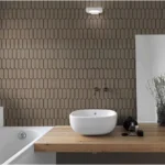 Pukka Tile Kahve Rengi Small Picket Porselen Mozaik - Kahve-Rengi-Small-Picket - Porselen Mozaik - 1