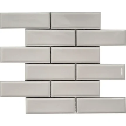 Pukka Tile Kırık Beyaz 2x6 Bevelled Brick Porselen Mozaik - Kırık-Beyaz-2x6-Bevelled-Brick - Porselen Mozaik
