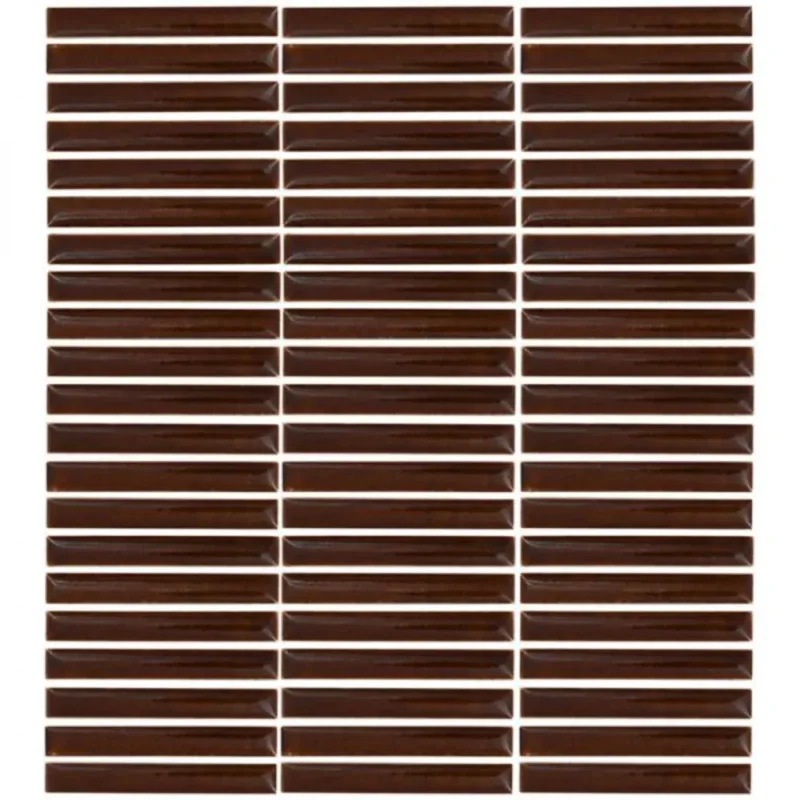 Pukka Tile Merlot Brown Kitkat Porselen Mozaik - Merlot-Brown-Kitkat - Porselen Mozaik