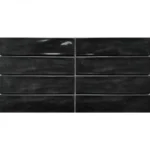 Pukka Tile Siyah Artisan Brick Porselen Mozaik - Siyah-Artisan-Brick - Porselen Mozaik