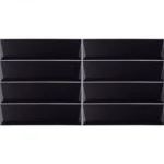 Pukka Tile Siyah Mat Loft Porselen Mozaik - Siyah-Mat-Loft - Porselen Mozaik