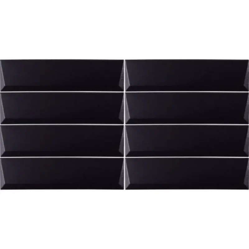 Pukka Tile Siyah Mat Loft Porselen Mozaik - Siyah-Mat-Loft - Porselen Mozaik