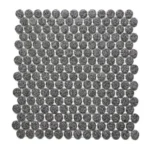 Pukka Tile Snowy 03Glossy Penny Round Porselen Mozaik - Snowy-03Glossy-Penny-Round - Porselen Mozaik