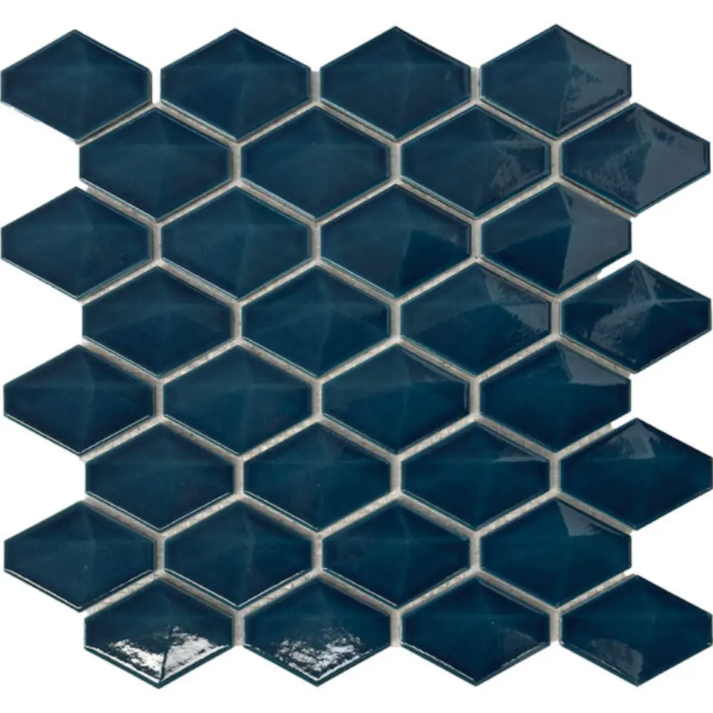 Pukka Tile Turkuaz Solid Signature Porselen Mozaik Pukka Tile Turkuaz Solid Signature Porselen Mozaik