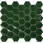 Pukka Tile Zümrüt Yeşili 3D Hexagon Porselen Mozaik - Zümrüt-Yeşili-3D-Hexagon - Porselen Mozaik