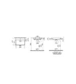 Vitra Metropole Çanak Lavabo 60x47 cm Tek Armatür Delikli, Su Taşma Delikli, Taupe - 7526B020-0973 - Çanak Lavabo - 1