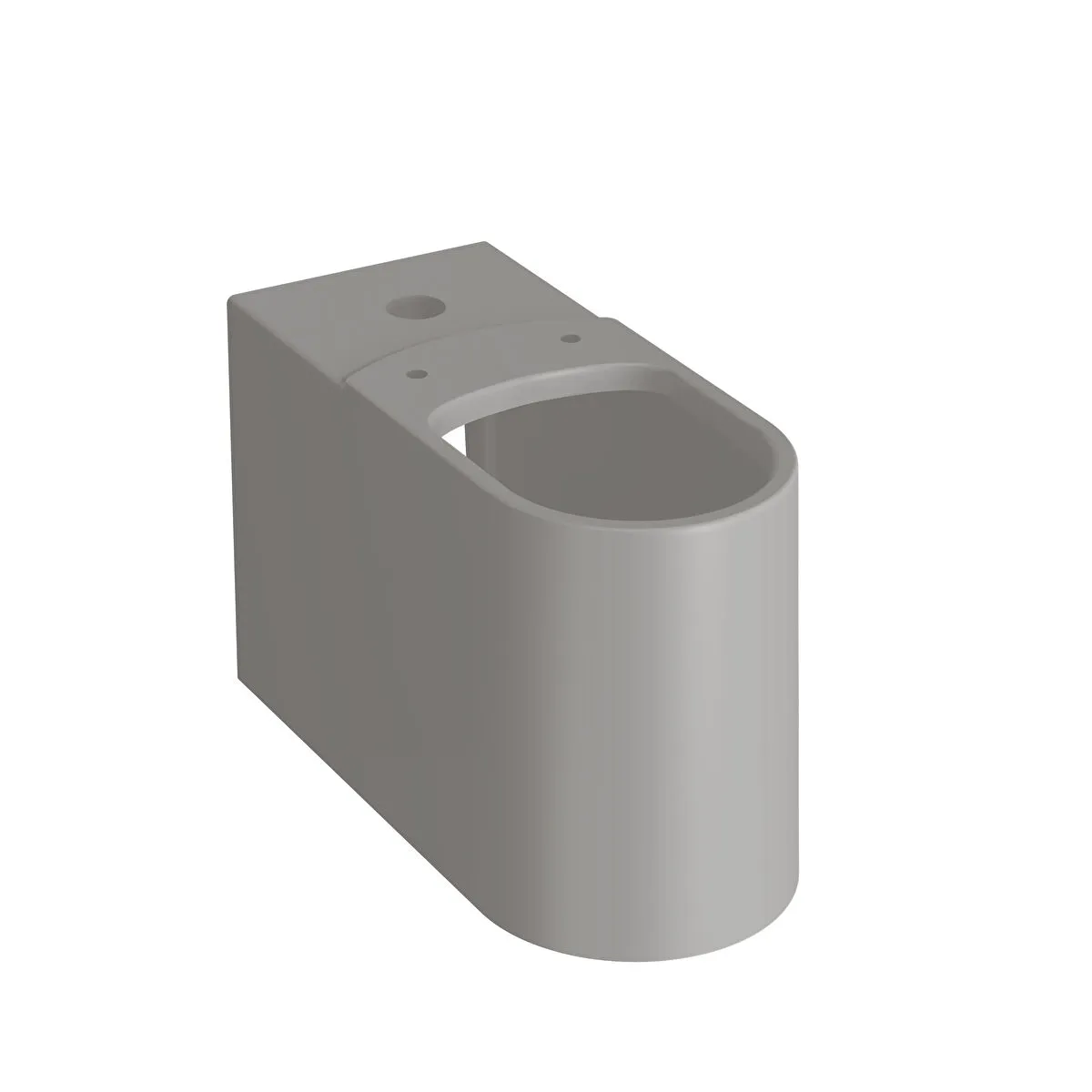 7543B076-1890_1 Vitra Metropole Yarım Ayak Mat Taş Gri - Görsel 1