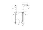 Vitra Root Round Temassız Çanak Lavabo Bataryası Elektrikli, Tek Su Girişli, Krom - A47124 - Fotoselli Çanak Lavabo Bataryası - 1