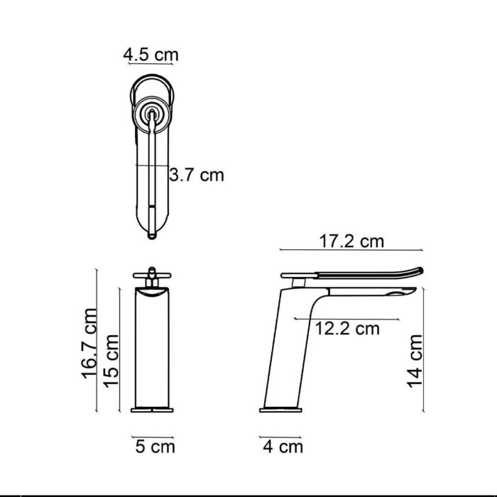 fa 5011p krom mor lavabo bataryasi 27 4cc