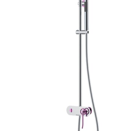 Fontana FA-5051P Krom & Mor Duş Ünitasi - FA-5051P - Duş Setleri, Yağmur Duş Sistemleri