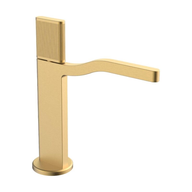 Fontana FA-7012 Mat Altın Lavabo Bataryası - FA-7012 - Lavabo Bataryaları