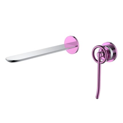 Fontana FA-A5001P Krom & Mor Ankastre Lavabo Bataryası - FA-A5001P - Lavabo Bataryası