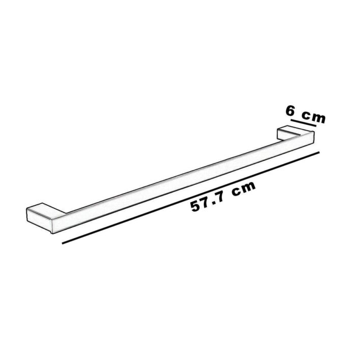 Fontana FJ-10505 Mat Siyah Tuvalet Fırçası - FJ-10505 - Klozet Temizleme Fırçası - 1