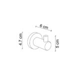 Fontana FJ-20101 Krom Askılık - FJ-20101 - Askılık, Bornoz Askılığı - 1