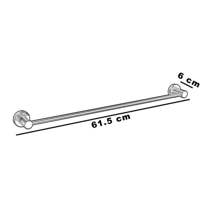 Fontana FJ-20505 Mat Siyah Havluluk