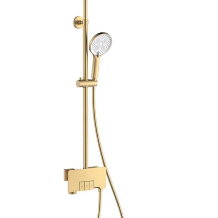 Fontana FJ-3152 Fırçalanmış Altın Duş Ünitesi - FJ-3152 - Duş Setleri, Yağmur Duş Sistemleri