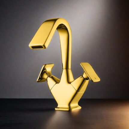 Fontana FK-1012 Altın Lavabo Bataryası