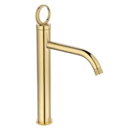 Fontana FK-4022 Parlak Altın Yüksek Lavabo Bataryası - FK-4022 - Yüksek Lavabo Bataryası