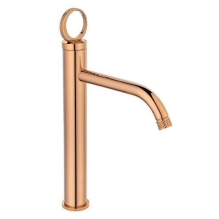 Fontana FK-4023 Parlak Rose Yüksek Lavabo Bataryası - FK-4023 - Yüksek Lavabo Bataryası