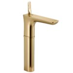 Fontana FK-5122 Yüksek Lavabo Bataryası Mat Altın - FK-5122 - Yüksek Lavabo Bataryası