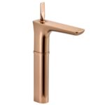 Fontana FK-5123 Yüksek Lavabo Bataryası Mat Rose - FK-5123 - Yüksek Lavabo Bataryası